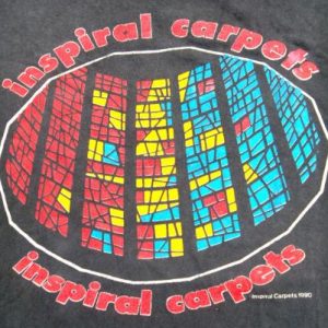 Vintage 1990 Inspiral CarpetsPromo Tour T-shirt