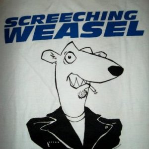 VINTAGE SCREECHING WEASEL 1994 PROMO T-SHIRT