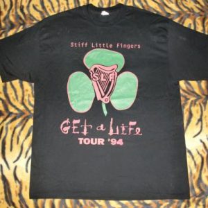 STIFF LITTLE FINGERS 1994 GET A LIFE TOURT-SHIRT