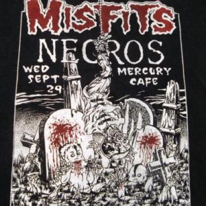 VINTAGE MISFITS CONCERT TOUR ROCK HORROR PUNK L/S T-SHIRT