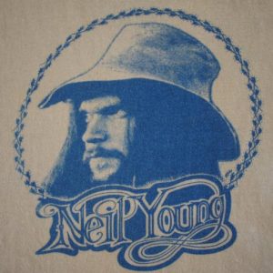 NEIL YOUNG vintage 1972 t-shirt
