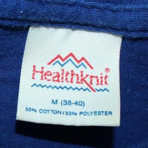 Left Handers Only vintage blue Healthknit t-shirt XS/S