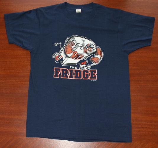 Fridge Chicago Bears Refrigerator Perry 1985 vtg t-shirt M/L | Defunkd