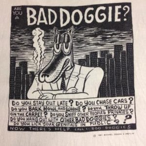 Bad Doggie cartoon shirt