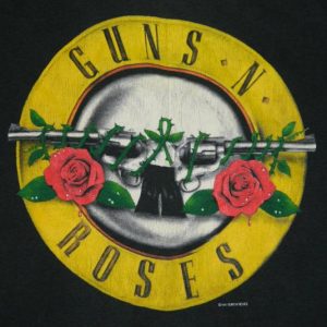 Vintage GUNS N ROSES WAS HERE 1987 APPETITE T-Shirt 80s