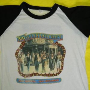 Vintage MOLLY HATCHET 1983 TOUR JERSEY T-Shirt 80s concert