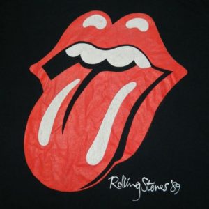 Vintage ROLLING STONES 1989 Steel Wheels Tour T-Shirt XL 80s