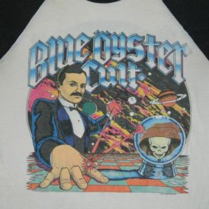 Vintage BLUE OYSTER CULT 1980 TOUR JERSEY T-shirt boc 80s