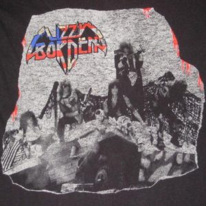 vintage LIZZY BORDEN 1986 MENACE TO SOCIETY T-Shirt 80s tour