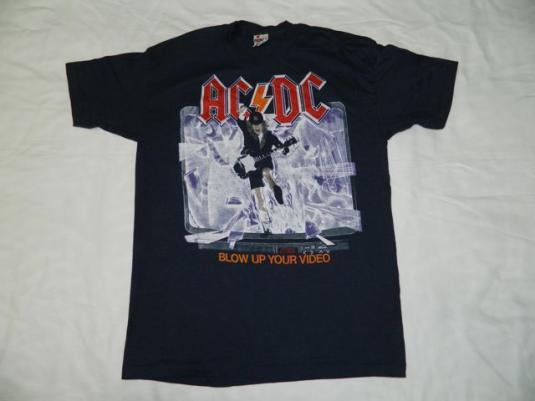 Vintage AC/DC 1988 Blow Up Your Video Tour T-Shirt | Defunkd