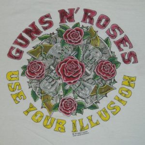 Vintage GUNS N ROSES 1991 UYI Tour T-Shirt XL