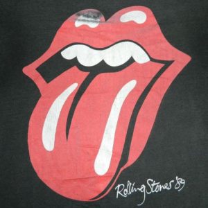 Vintage ROLLING STONES 1989 FADED SOFT THIN Tour T-Shirt