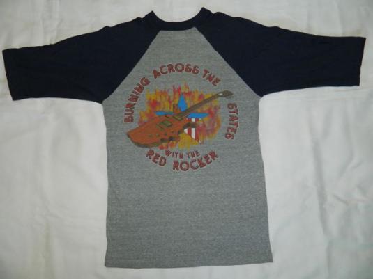 vintage SAMMY HAGAR 1983 TOUR T-Shirt jersey concert 80s | Defunkd