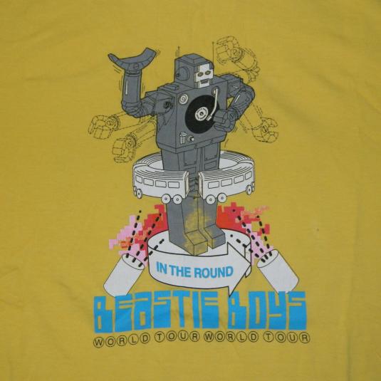 Vintage BEASTIE BOYS HELLO NASTY 90S TOUR T-Shirt XL concert | Defunkd