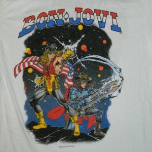 Vintage BON JOVI 1989 TOUR T-Shirt CAPTAIN KIDD