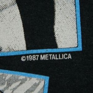 Vintage METALLICA 1987 GARAGE DAYS PROMO T-Shirt 80S