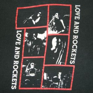 Vintage Love and Rockets 1989 Tour T-Shirt