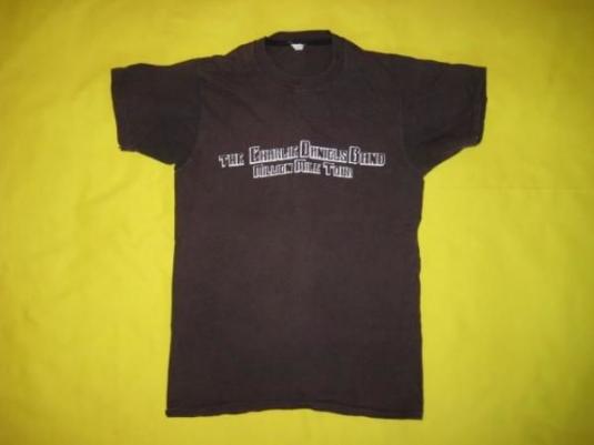 vintage THE CHARLIE DANIELS BAND 1979 CREW TOUR T-Shirt 70s | Defunkd