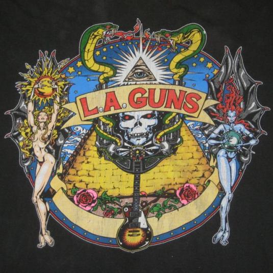 vintage LA GUNS JAPAN TOUR T-Shirt Hollywood Vampires l.a | Defunkd