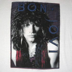 vintage BON JOVI 80S TOUR T-Shirt jon concert