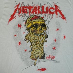 Vintage METALLICA ONE 1989 T-Shirt Original 80s