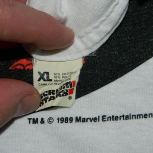 Vintage SPIDER-MAN 1989 MARVEL COMICS T-SHIRT 80s