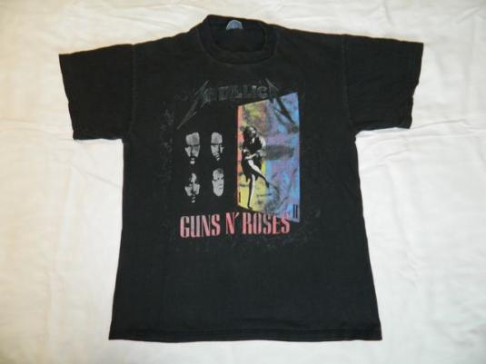 Vintage Metallica n Guns N Roses 1992 Tour T-shirt | Defunkd
