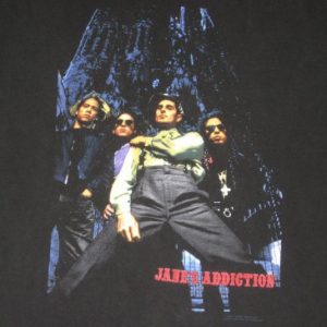 vintage JANE'S ADDICTION 1990 TOUR T-Shirt janes concert