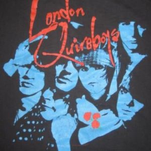 vintage THE LONDON QUIREBOYS TOUR T-Shirt AND PATCH glam lot