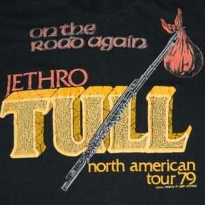 vintage JETHRO TULL 1979 NORTH AMERICAN TOUR T-Shirt 70s