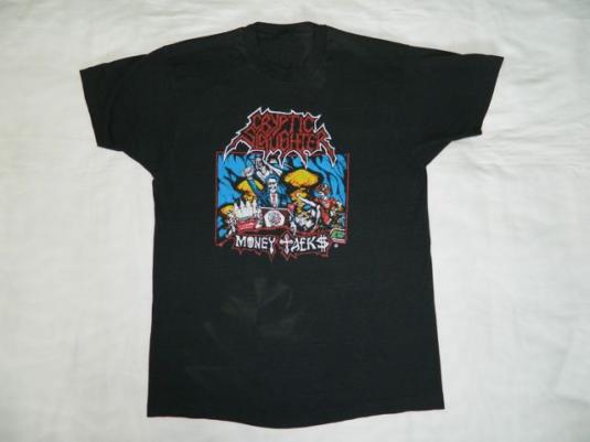 Vintage CRYPTIC SLAUGHTER 1987 TOUR T-Shirt XL 80s thrash | Defunkd