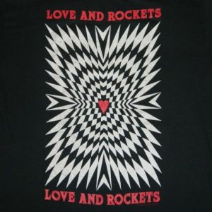 Vintage LOVE AND ROCKETS 1989 Promo T-Shirt