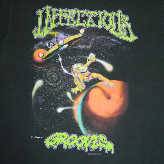 Vintage 1992 INFECTIOUS GROOVES TOUR T-Shirt concert 90s | Defunkd