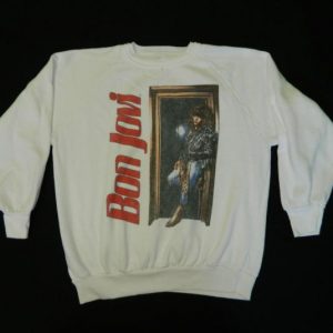 Vintage BON JOVI 1986 SLIPPERY WHEN WET SWEATSHIRT 80s