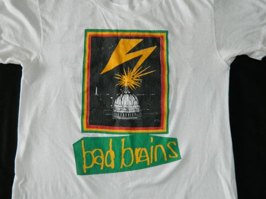 Vintage BAD BRAINS 1987 RETURN TO HEAVEN TOUR T-SHIRT 80s