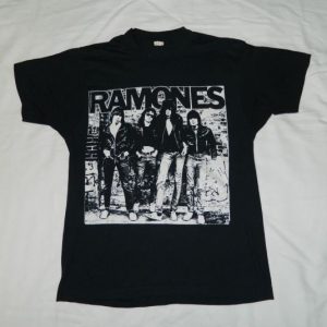 Vintage RAMONES 80S TO TOUGH TO DIE T-Shirt 2-SIDED!