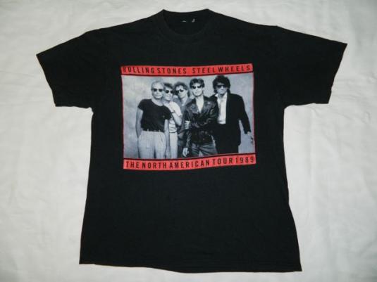 Vintage ROLLING STONES 1989 Steel Wheels Tour T-Shirt | Defunkd