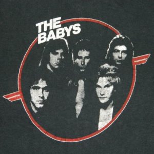 Vintage THE BABYS 1980 UNION JACKS Promo T-Shirt