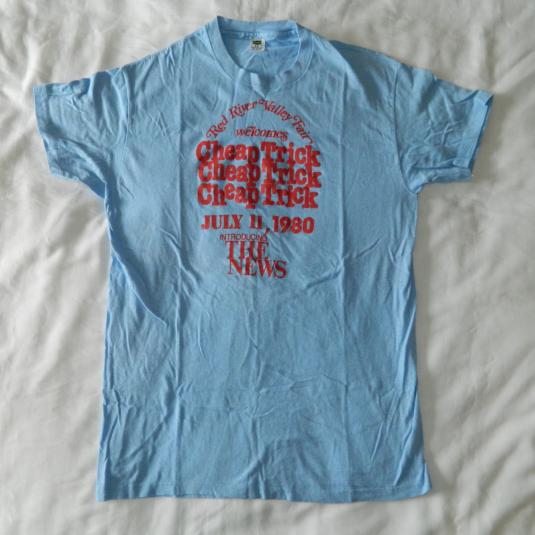 Vintage CHEAP TRICK JULY 11, 1980 SECURITY CONCERT T-Shirt | Defunkd