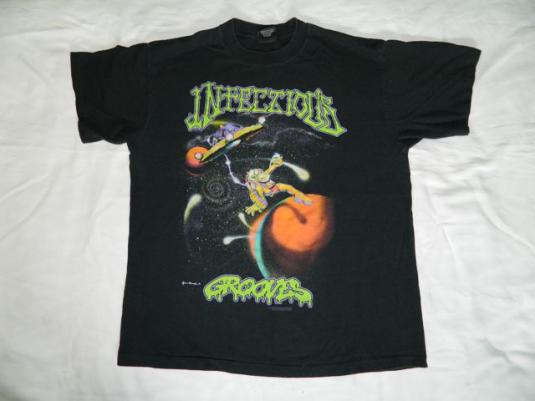 Vintage 1992 INFECTIOUS GROOVES TOUR T-Shirt concert 90s | Defunkd