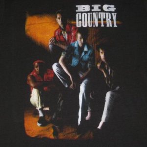 vintage BIG COUNTRY 1983 PROMO MEDIUM T-Shirt 80s