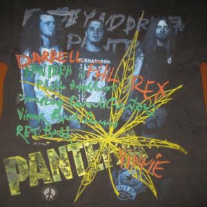 1993 PANTERA THE GOOD THE BAD AND THE VULGAR VINTAGE T-SHIRT