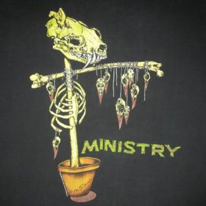 1992 MINISTRY SCARECROW VINTAGE T-SHIRT PUSHEAD