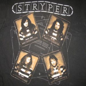 1990 STRYPER AGAINST THE LAW VINTAGE T-SHIRT