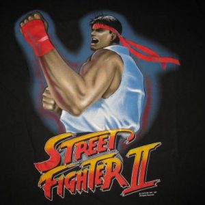 1991 STREET FIGHTER II VINTAGE T-SHIRT RYU CAPCOM