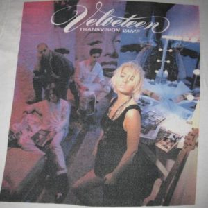 1989 TRANSVISION VAMP VELVETEEN TOUR VINTAGE T-SHIRT 80s