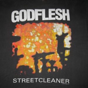 1990 GODFLESH STREETCLEANER VINTAGE T-SHIRT HEAD OF DAVID