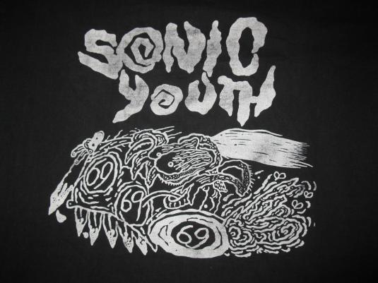 1985 SONIC YOUTH DEATH VALLEY 69 VINTAGE T-SHIRT LYDIA LUNCH | Defunkd