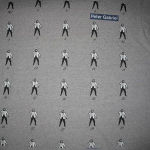 1987 PETER GABRIEL - SLEDGEHAMMER - VINTAGE - T-SHIRT