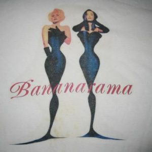 1992 BANANARAMA MOVIN ON VINTAGE T-SHIRT SYNTH POP